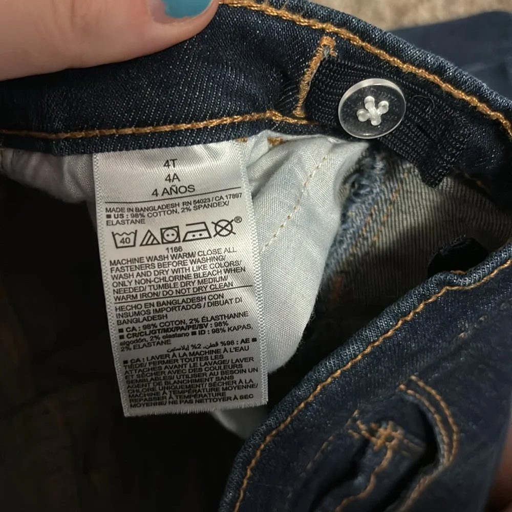 Host Pick 🥳🥳🫶Old Navy Jeans Toddler Girls EUC - Picture 3 of 4